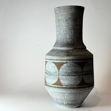 TROIKA pottery urn vase, 26cm