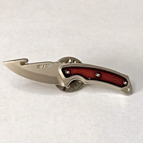 Buck knife lapel - buck,