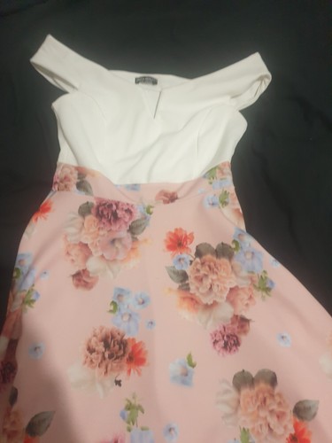 Women dress floral white - floral,