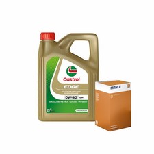 Engine Oil 0W40 4L Castrol Edge A3 B4 - Mahle Knecht Oil Filter Service Kit