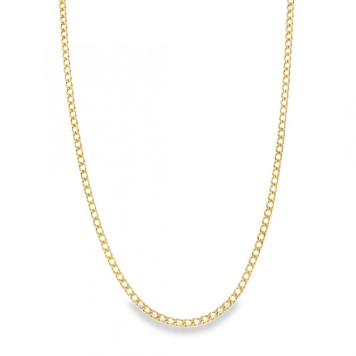 9ct yellow gold curb - yellow,