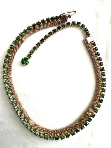 Vintage gold tone - gold, green