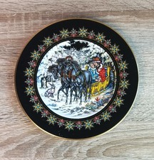 Villeroy & Boch Christmas Plate Magical Fairy Tales 'The Hare And The Troika'