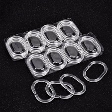 12 Pcs Shower Curtain Rings
