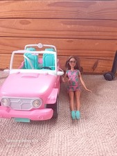 Barbie Jeep car with Barbie doll