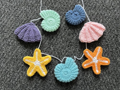 Handmade crochet seashell - 🐚handmade,