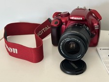 Canon 1100D Digital DSLR Camera Special Edition Red Strap Battery Charger Manual