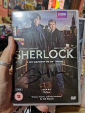 Stephen Moffat signed sherlock