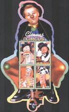Liberia 2003 Circus Clowns/People/Entertainment/Motorbike/Bikes 4v m/s (s5050b)