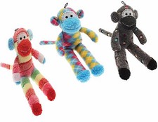 Happypet sock monkey plush - monkey,