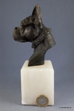 Boxer dog sculpture - dog,
