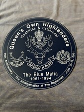 Queens Own Highlanders (Seaforth And Cameron’s Plaque