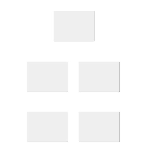 5pcs die machine pad - machine, 8x6"