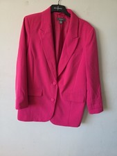 Womens Pink Blazer Size 12