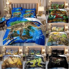 Dinosaur 3D Quilt Duvet Cover