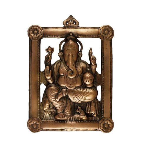 Handcrafted lord ganesha wall - handcrafted,