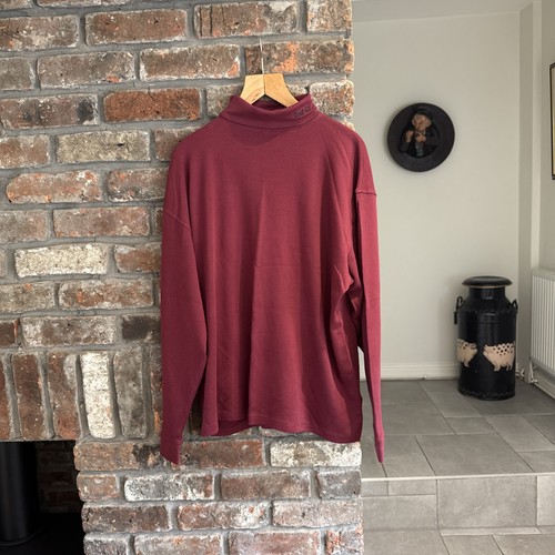 Golf burgundy roll neck - golf,