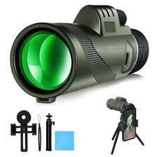 80X100 Super High Power Portable Monocular Telescope Binoculars Hunting Camping~