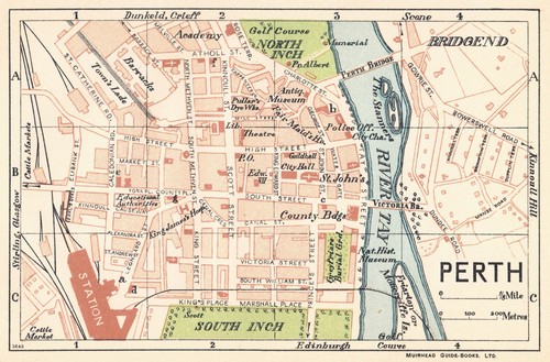 Perth vintage town city - perth,