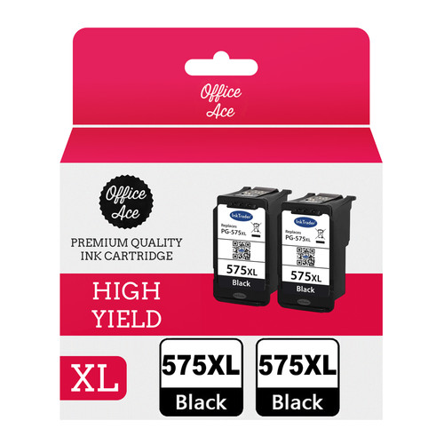 Refilled canon 575xl black - canon,