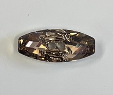 Swarovski Crystal Dufflecoat Button 23mm Sewing Trim Light Colorado Topaz 1 pc