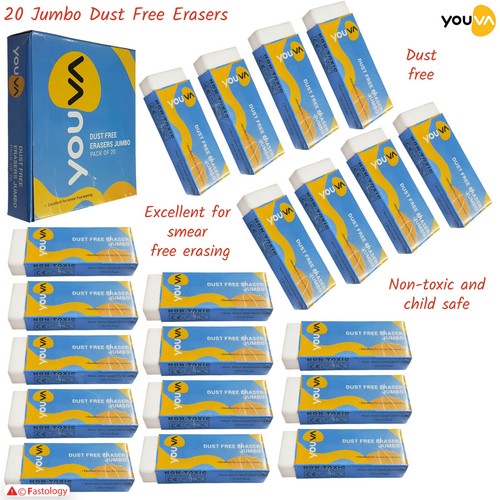 Erasers rubber jumbo youva - rubber,