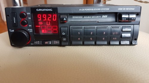Vintage car radio cassette