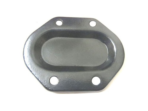 Bsa m20 sump plate black - bsa, plate.