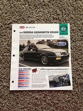 UK 1986-1989 Ford Sierra