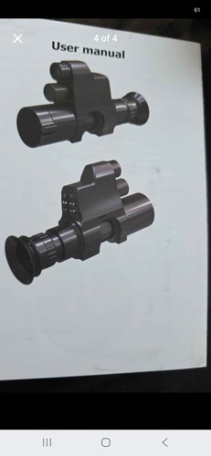 Night vision add for scope - vision, on