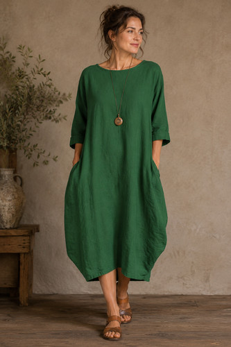 Floreo emerald green lagenlook - floreo,