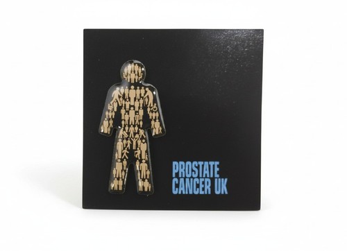 Prostate cancer pin badge - badge, men