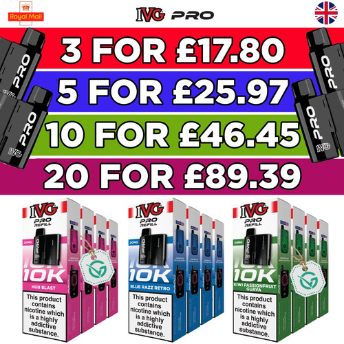 Ivg pro pods prefilled - pro,