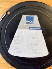 X 1 ALUMINIUM MIG WIRE 0.5KG MINI SPOOL 4043 BACO WIRE .8mm