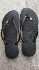 Havaianas black flip flops - havaianas,