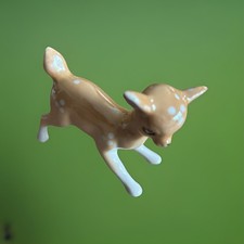 Vintage Deer Fawn Figurines Ceramic. 