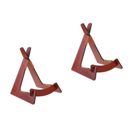 Wooden violin floor stand - wooden,