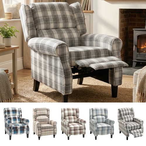 Recliner armchair push back - recliner,