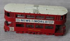 Vintage lesney matchbox MOY Y3 London transport Tram news of the world 1960s