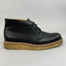 Clarks Originals Beckery Hill Black Leather Chukka Desert Dealer Boots UK9.5