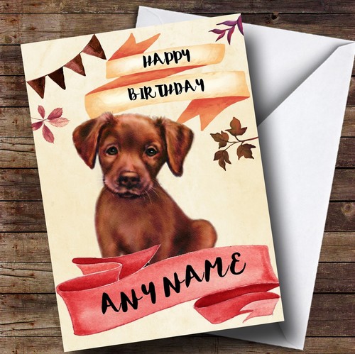 Watercolour rustic dog - rustic,