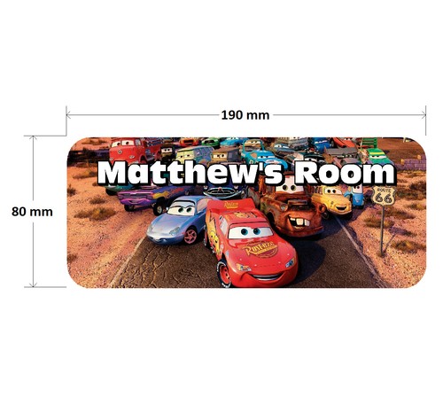 Cars door plaque lightning - -,