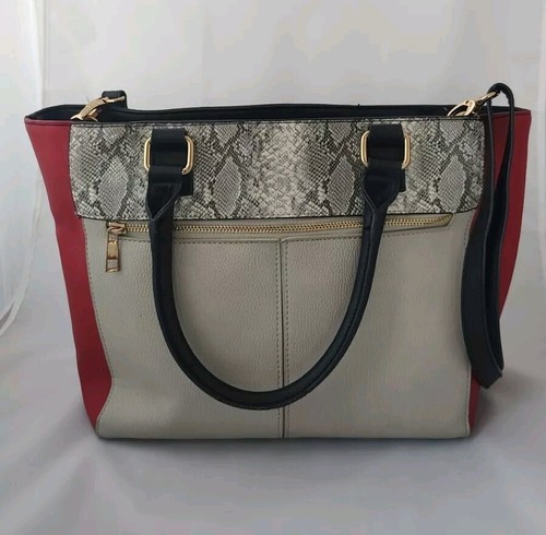 Faux leather red - faux, and