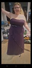 Plus Size Plum Bridesmaid Dress Size 28