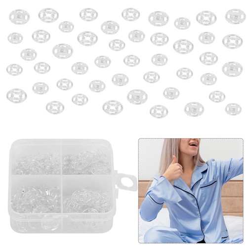 Clear snap fasteners buttons - fasteners,