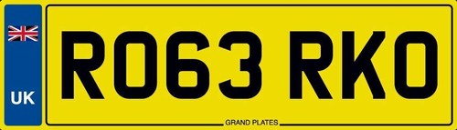 Roger number plate - plate, rogers
