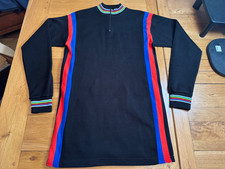 Vintage Black Cycling Jersey