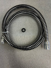 Swirl Shower Hose Black/Silver  10MM X 1.5M