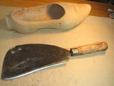 LOVELY OLD FRENCH FORGED CLOG MAKERS SMALL SERP VERY COLLECTABLE OLD TOOL