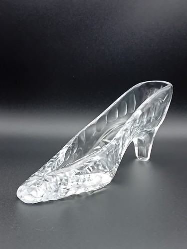 Vintage crystal glass slipper - vintage,